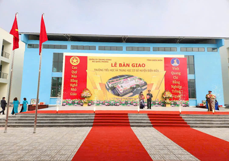 LỄ BÀN GIAO TRƯỜNG TIỂU HỌC VÀ THCS HUYỆN ĐIỆN BIÊN, TỈNH ĐIỆN BIÊN